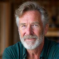 Portrett av Lars Pettersen, møbelsnekker